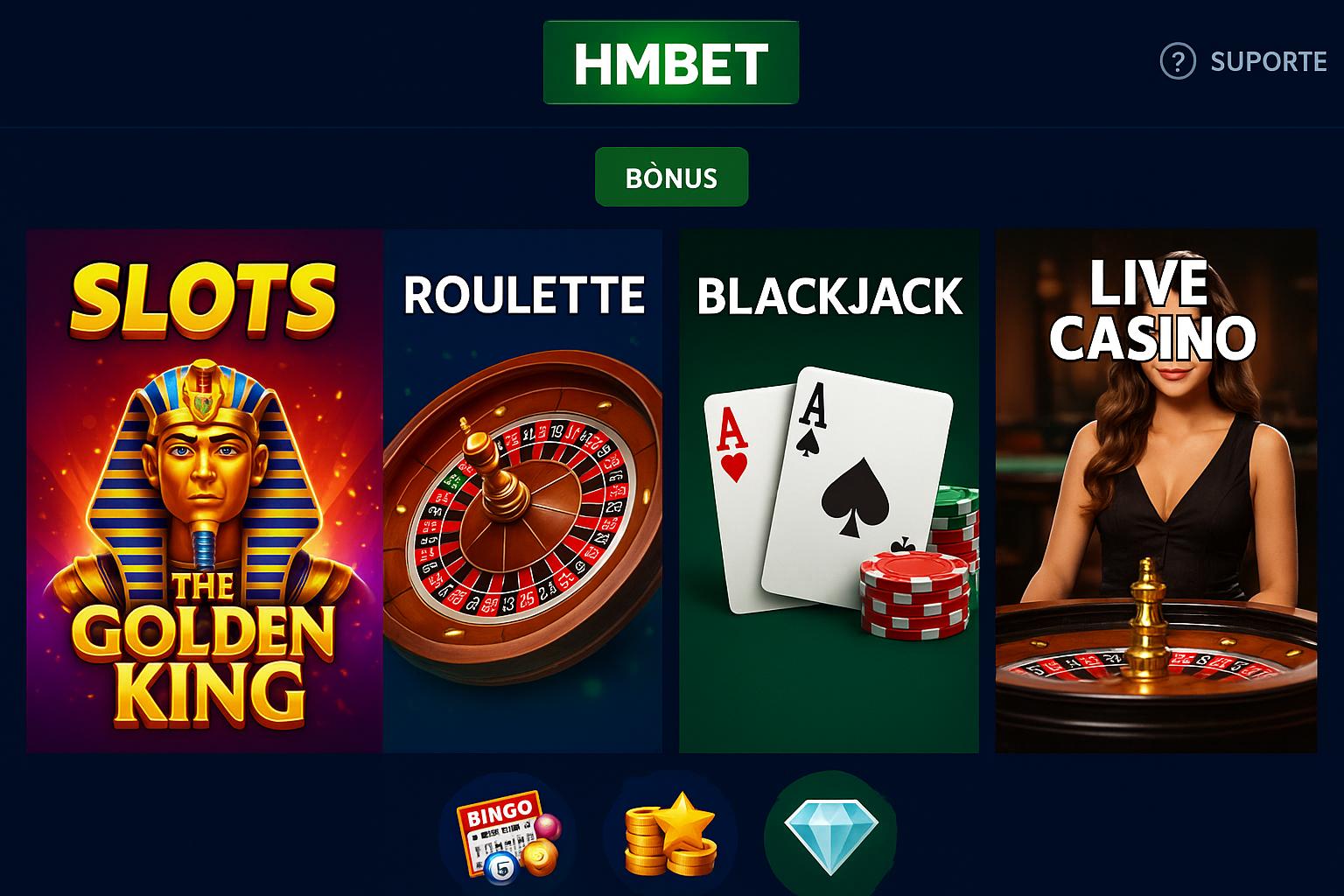 Jogos de cassino online inovadores e emocionantes na HMBET