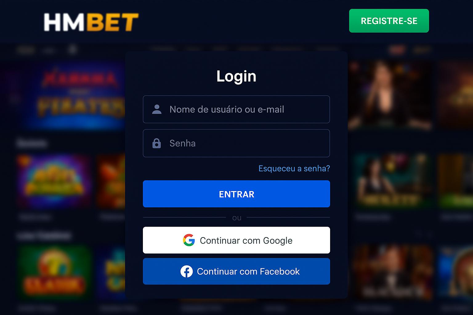 Registro na HMBET Garante Acesso a uma Vasta Seleção de jogo